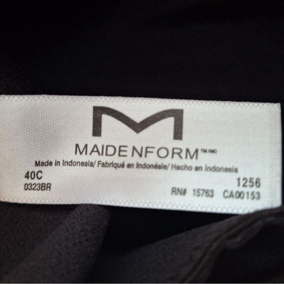 🎁Maidenform Ultra-Firm Convertible Body Shaper w/Builtin Underwire Bra Blk40C - Picture 6 of 7